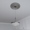Ekena Millwork Cole PVC Ceiling Medallion (Canopies up to 5 1/8"), 19"OD x 3 1/2"ID x 1"P, Metallic Silver Metallic CMP19COCSV - alternate 8